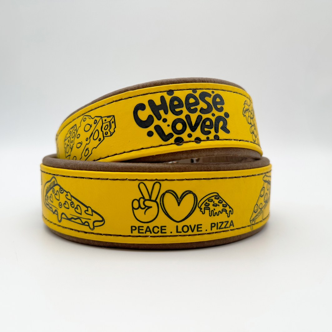 Halsband 'Pizza & Cheese'
