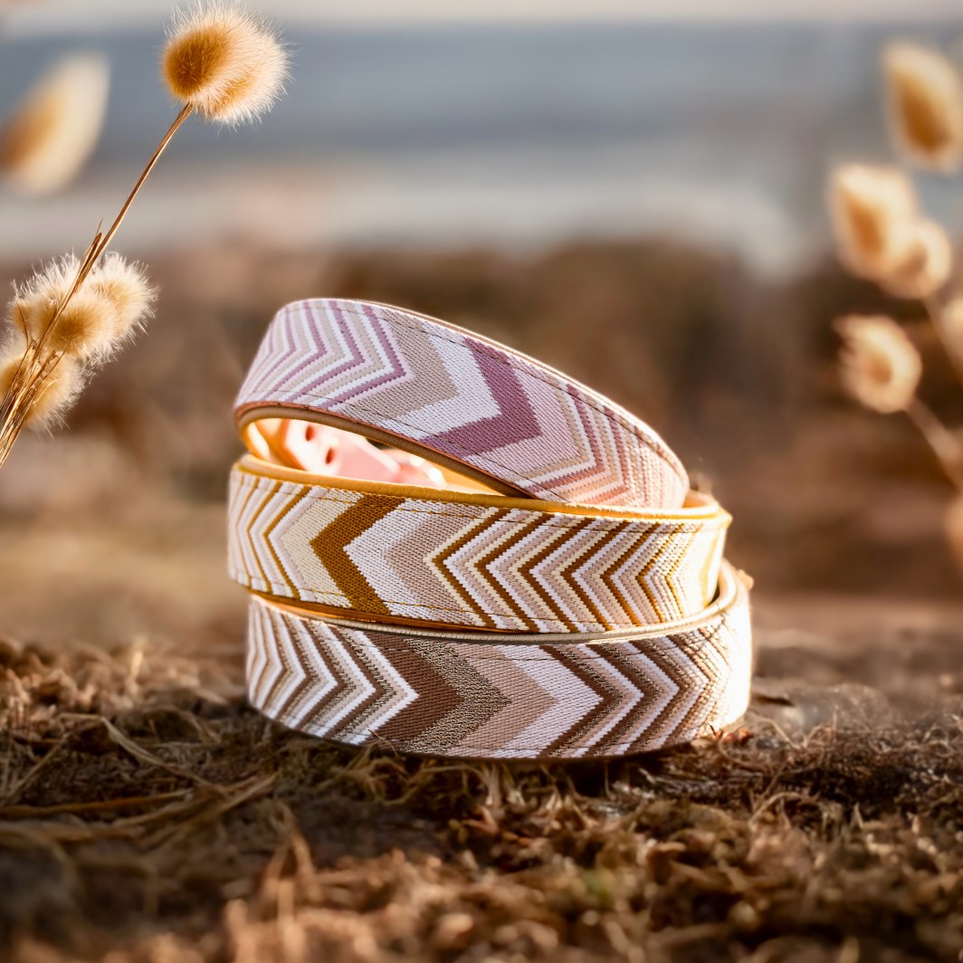 Halsband "Capri" (Boho-Biothanehalsband)