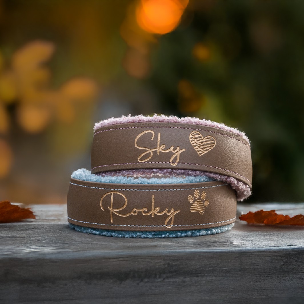 Biothane mit Teddypolster