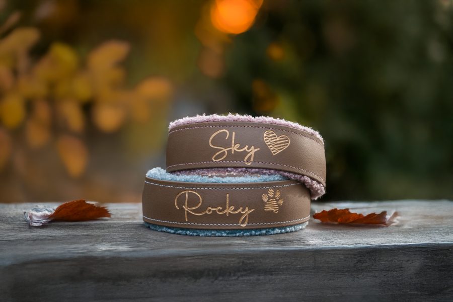 Biothane mit Teddypolster