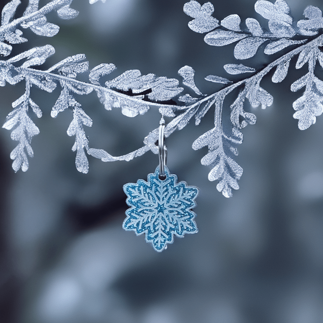 Hundemarke 'Snowflake'