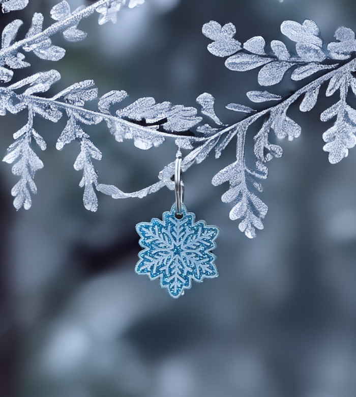 Hundemarke 'Snowflake'
