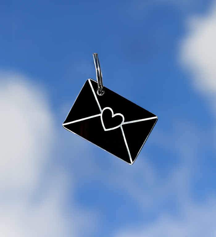 Hundemarke 'love letter'