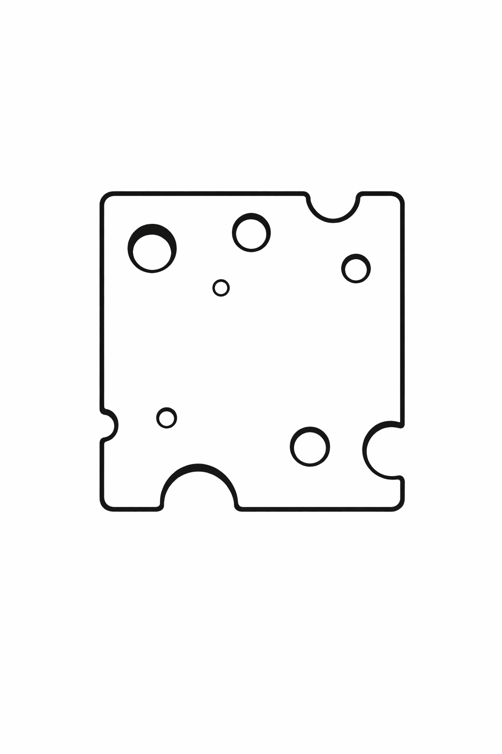 Hundemarke 'Cheese'