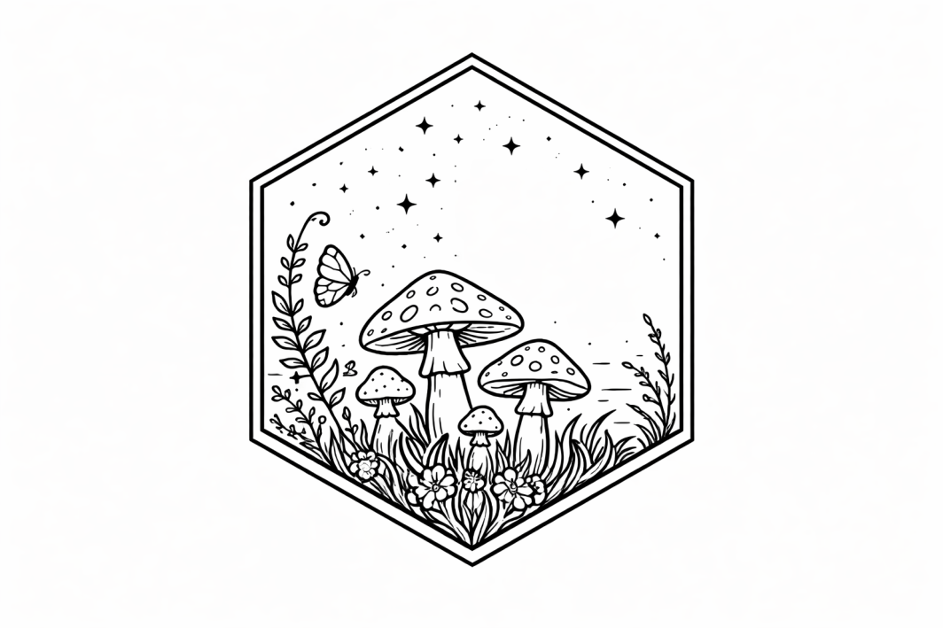 Hundemarke 'Pilzwiese'