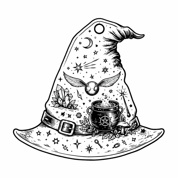 Hundemarke 'Zauberhut'